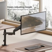 BRATECK βάση γραφείου οθόνης LDT97-C012PE, 17-32", έως 9kg