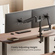 BRATECK βάση γραφείου για 2x οθόνες LDT97-C024PE, 17-32", έως 9kg