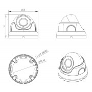 LONGSE υβριδική κάμερα LIRDBAHTC500FKE, 2.8mm, 5MP, IP67, IR 20m