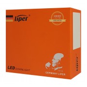 LIPER LED φωτιστικό LPDL-5A-Y, 5W, χωνευτό, 4000K, Φ9.2, λευκό