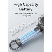 USAMS φορητός ανεμιστήρας LU01 με 5 ταχύτητες, 2000mAh, ροζ