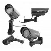 LTC ψεύτικη κάμερα CCTV LXKAM08 με LED, μαύρη
