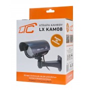 LTC ψεύτικη κάμερα CCTV LXKAM08 με LED, μαύρη