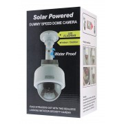 Ψεύτικη κάμερα CCTV LXKAM15 με LED, ηλιακή, λευκή