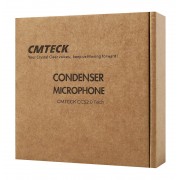 CMTECK επιτραπέζιο μικρόφωνο M001, omnidirectional, USB, μαύρο