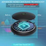 CMTECK επιτραπέζιο μικρόφωνο M003, omnidirectional, USB, μαύρο