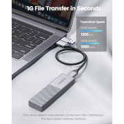 ORICO θήκη για M.2 NVME SSD M206C3-G2, 10Gbps, γκρι