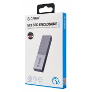 ORICO θήκη για M.2 NVME SSD M206C3-G2, 10Gbps, γκρι