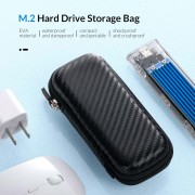 ORICO θήκη προστασίας M2 SSD M2PH01-BK-BP, αδιάβροχη, μαύρη