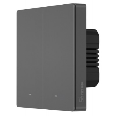 SONOFF smart διακόπτης M5-2C-86, διπλός, WiFi, γκρι