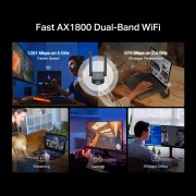 MERCUSYS ασύρματος USB αντάπτορας δικτύου MA72XH, AX1800, Dual Band, V.1.0