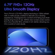 MEIZU smartphone Mblu 22 Pro, 6.79", 8/256GB, 5000mAh, μαύρο