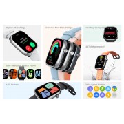 MIBRO smartwatch C4, heart rate, 2.01" TFT, 2 ATM, γκρι