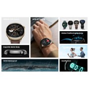 MIBRO smartwatch Lite 3 Pro με 2x λουράκια, heart rate, 1.32" AMOLED, GPS, 5 ATM, γκρι/καφέ