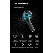 MIBRO earphones με θήκη φόρτισης M1, TWS, ENC, 25/350mAh, μπλε