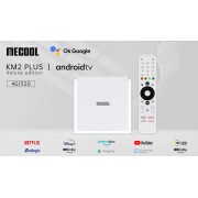 MECOOL TV Box KM2 Plus Deluxe, Google πιστοποίηση, 4K, WiFi, Android 11