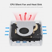 BEELINK mini PC Mini S13, Intel N150, 16GB, 512GB M.2, Windows 11 Pro