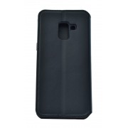 POWERTECH Θήκη Slim Leather για Samsung A5 2018, μαύρη