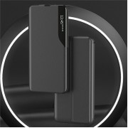 POWERTECH θήκη Smart view MOB-1918 για Xiaomi Note 12 5G/Poco X5, μαύρη