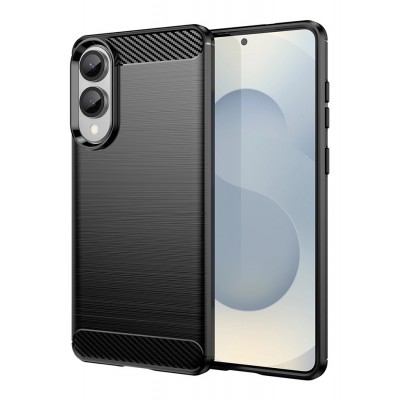 POWERTECH Θήκη Carbon MOB-2009 για Samsung S25 Edge, μαύρη