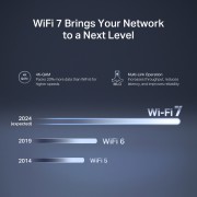 MERCUSYS router MR27BE, WiFi 7, 3.6Gbps BE3600, EasyMesh, Ver 1.20