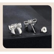 BAMOER σκουλαρίκια καρφωτά MSE085 με μοϊσσανίτη, ασήμι 925, ασήμι