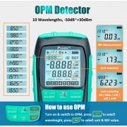 PROSKIT πολύμετρο οπτικών ινών MT-7616, μέτρηση ισχύος & VFL, 30mW