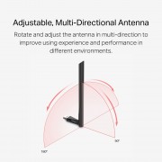 MERCUSYS ασύρματος USB αντάπτορας δικτύου MU6H, AC650, Dual Band, V 1.30