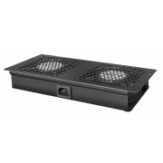 POWERTECH cooling fan για rack NETW-0009, 4x fans, 2x 29.5x13x4cm