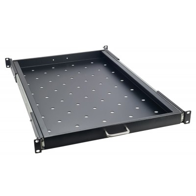 POWERTECH πτυσσόμενο ράφι για rack 19" NETW-0020, βάθος 740mm, μαύρο