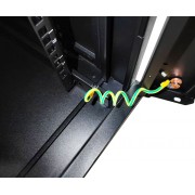 POWERTECH επιτοίχια καμπίνα rack 19" NETW-0037, 600 x 450 x 370mm, 6U