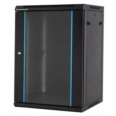 POWERTECH επιτοίχια καμπίνα rack 19" NETW-0039, 600 x 600 x 855mm, 15U