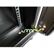 POWERTECH επιδαπέδια καμπίνα rack 19" NETW-0040, 600 x 800 x 1166mm, 22U