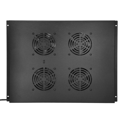 POWERTECH cooling fan για rack NETW-0044, 4x fans με μεταλλικό tray, 1.5m καλώδιο schuko, 54.5x41cm