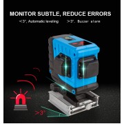 NOYAFA γραμμικό αλφάδι laser NF-112G, με πράσινη δέσμη 12 ακτίνων 3D