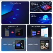 SONOFF smart panel ελέγχου NSPanel Pro, οθόνη αφής, Wi-Fi, Zigbee, λευκό