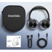 ONEODIO headphones A10, ενσύρματα & ασύρματα, Hi-Res ANC, 40mm, μαύρο