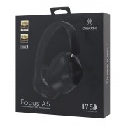 ONEODIO headphones Focus A5, ενσύρματα & ασύρματα, Hybrid ANC, 40mm, 600mAh, μαύρο