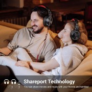 ONEODIO headset Studio Pro 10, 6.35mm & 3.5mm σύνδεση, Hi-Res, 50mm, μαύρο/κόκκινο