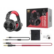 ONEODIO headset Studio Pro 10, 6.35mm & 3.5mm σύνδεση, Hi-Res, 50mm, μαύρο/κόκκινο