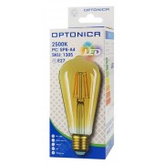 OPTONICA LED λάμπα ST64 1305, 8W, 2500K, E27, 700lm
