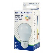 OPTONICA LED λάμπα G45 1338, 8W, 2700K, 710lm, E27