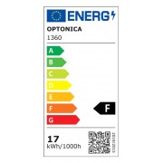 OPTONICA LED λάμπα A60 1360, 17W, 6000K, E27, 1710lm