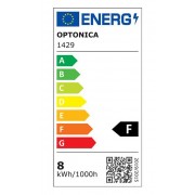 OPTONICA LED λάμπα candle C37 1429, 8W, 4500K, 710lm, E14