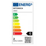 OPTONICA LED λάμπα 1603, 2W, 2800K, 180lm, G4