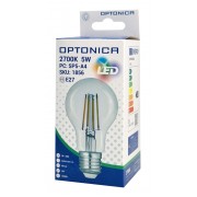 OPTONICA LED λάμπα A60 1856, Filament, 5W, 2700K, 600lm, E27