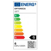 OPTONICA LED λάμπα R63 1877, 6W, 4500K, E27, 480lm