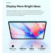 TECLAST tablet P33 με πληκτρολόγιο/ποντίκι/στυλό αφής/θήκη/βάση, 10.1", 3/64GB, Android 15, 6000mAh, μπλε