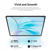 TECLAST tablet P50 2025, 11", 8/128GB, 4G, Android 15, 7000mAh, μπλε