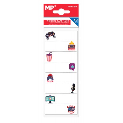 MP θερμοκολλητικές ετικέτες ρούχων gaming PA011-09, 19τμχ